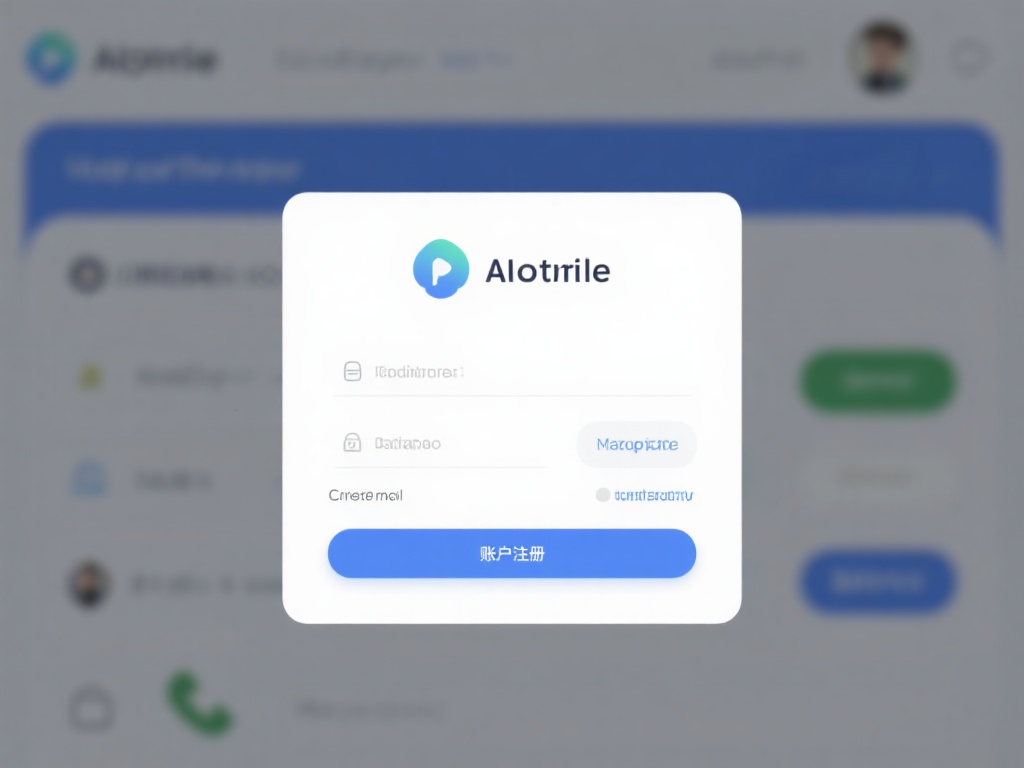 安装成功后，您需要进行账户注册以开始使用服务。注册