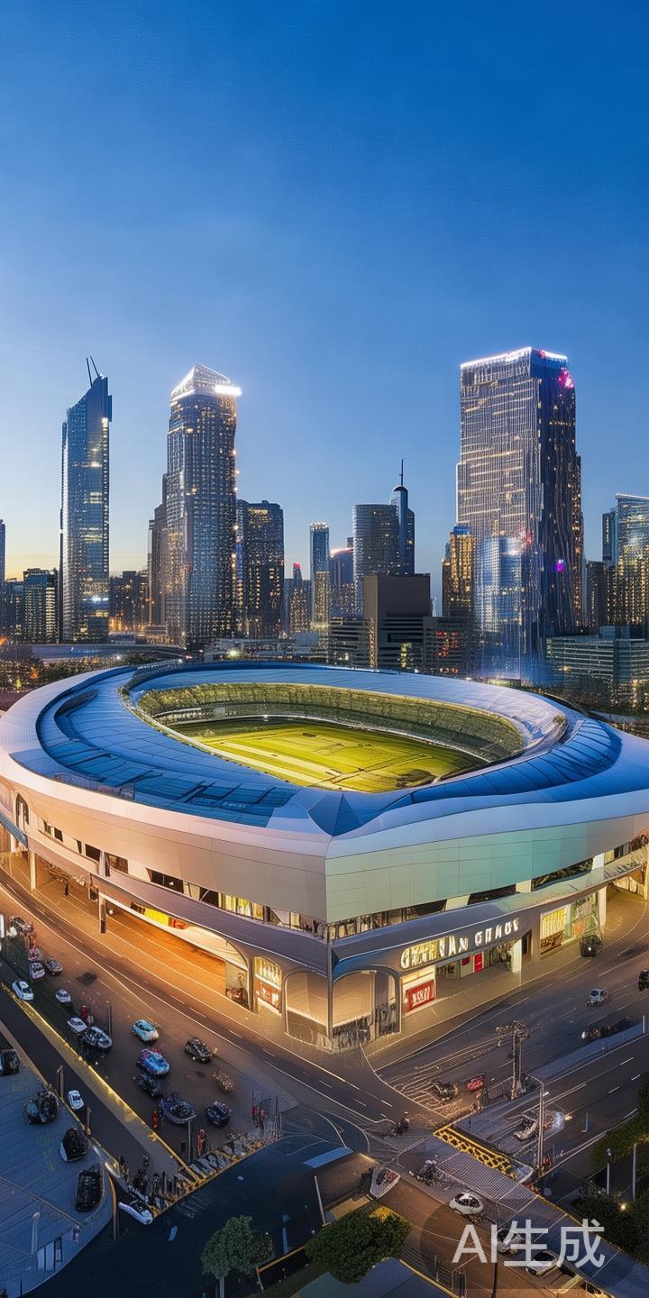 竞博体育大厅位于繁华的核心商业区，具体地址位于市中